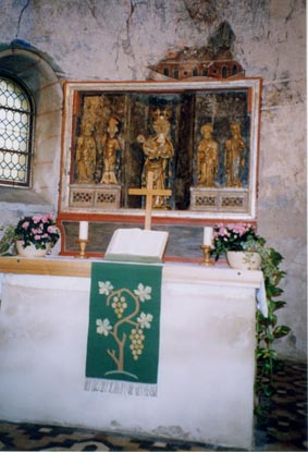 Der restaurierte Altar